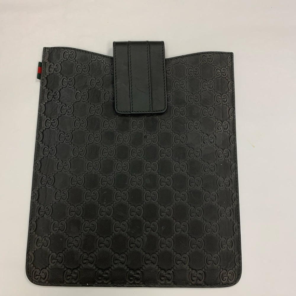 Black Guccissima Ipad Case Tech Accessory